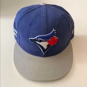 Blue and Gray Baseball Cap